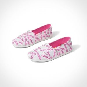 TOMS CANDYLAND Logo slip ons SOLD OUT